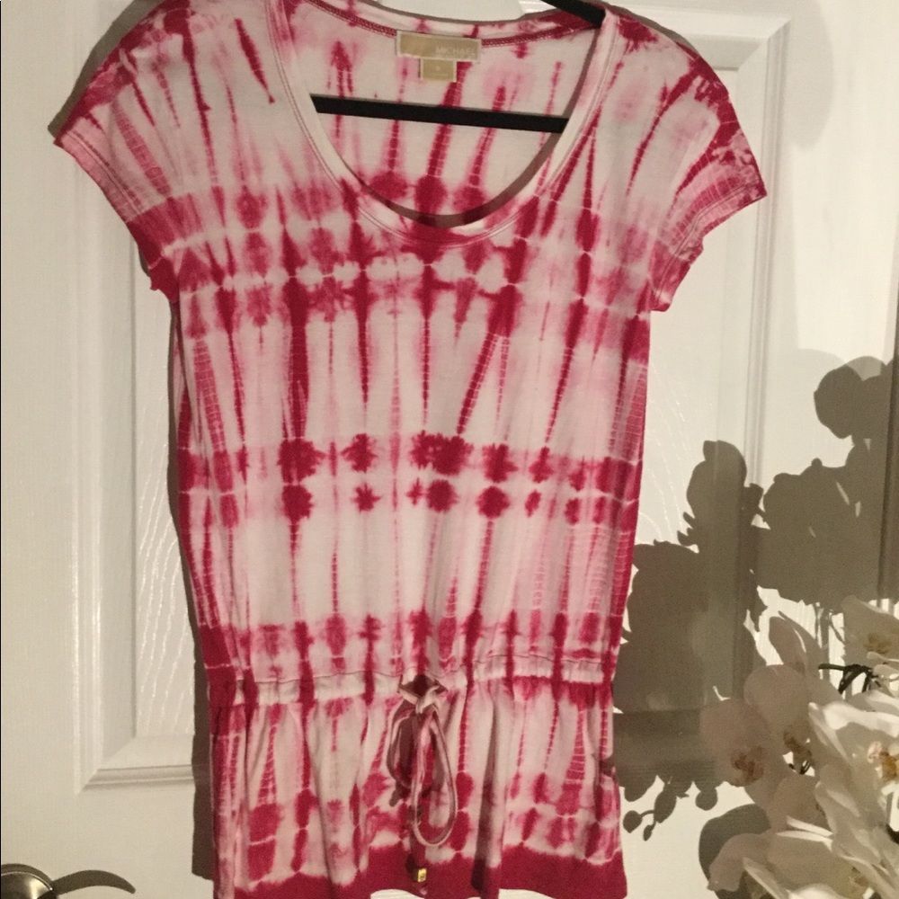 Michael Kors Tie Dye Tunic Top